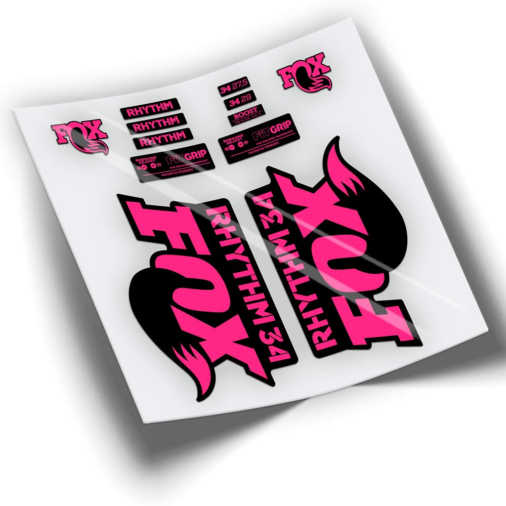 PEGATINEA Gabel Aufkleber Fox 34 Rhythm Series 2018 WP219 ROSA FLUOR PEGATINEA Gabel Aufkleber Fox 34 Rhythm Series 2018 WP219 ROSA FLUOR von PEGATINEA
