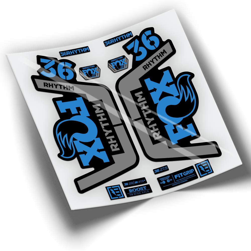 PEGATINEA Gabel Aufkleber Fox 36 Rhythm Series 2019 WP214 BLAU 517 PEGATINEA Gabel Aufkleber Fox 36 Rhythm Series 2019 WP214 BLAU 517 von PEGATINEA
