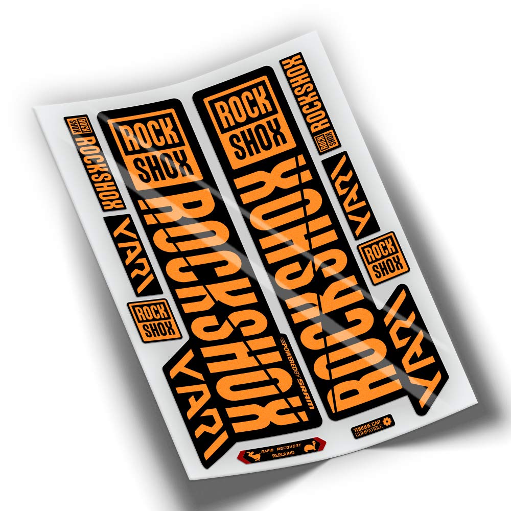 PEGATINEA Gabel Aufkleber ROCKSHOX Yari 2018 WP61 ORANGE FLUOR PEGATINEA Gabel Aufkleber ROCKSHOX Yari 2018 WP61 ORANGE FLUOR von PEGATINEA
