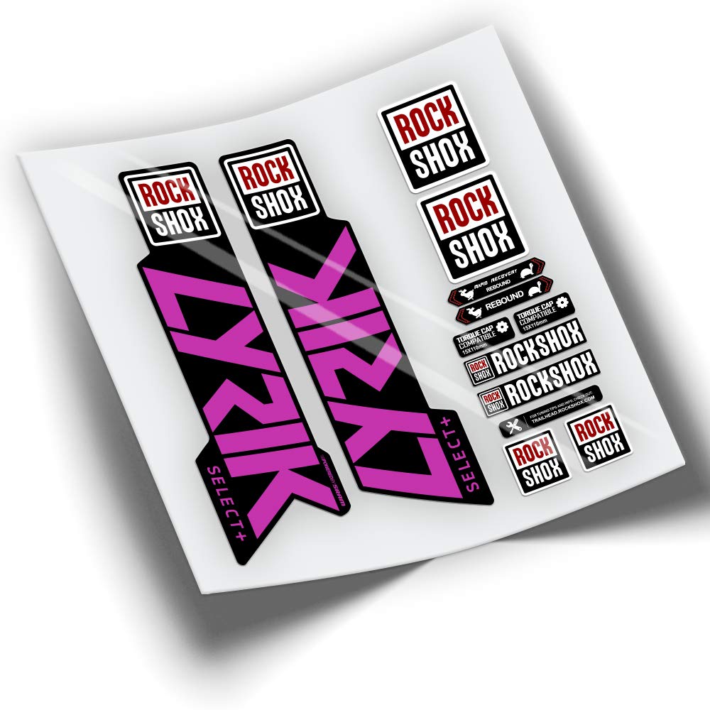 ROCKSHOX Lyrik Select Plus 2021 WP374 Gabel Aufkleber fuchsia ROCKSHOX Lyrik Select Plus 2021 WP374 Gabel Aufkleber fuchsia von PEGATINEA