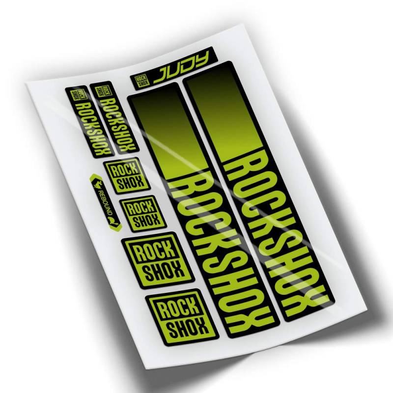 RockSHOX Judy 2021 Farben WP443 Limettengrün von PEGATINEA