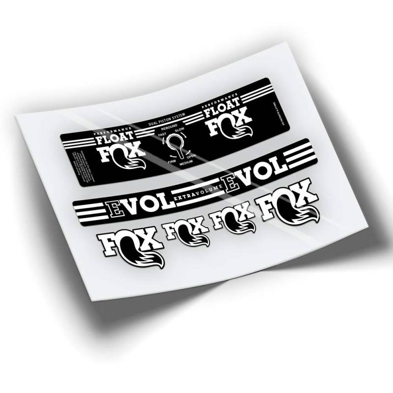 STOSSDÄMPFER AUFLEBER Fox Float Performance Series EVOL WP192 Weiss von PEGATINEA