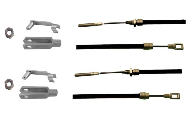 Knott 2 Stück - Bremsseil für Peitz mit Gabelkopf - HL:1300mm - GL:1575 mm von Knott