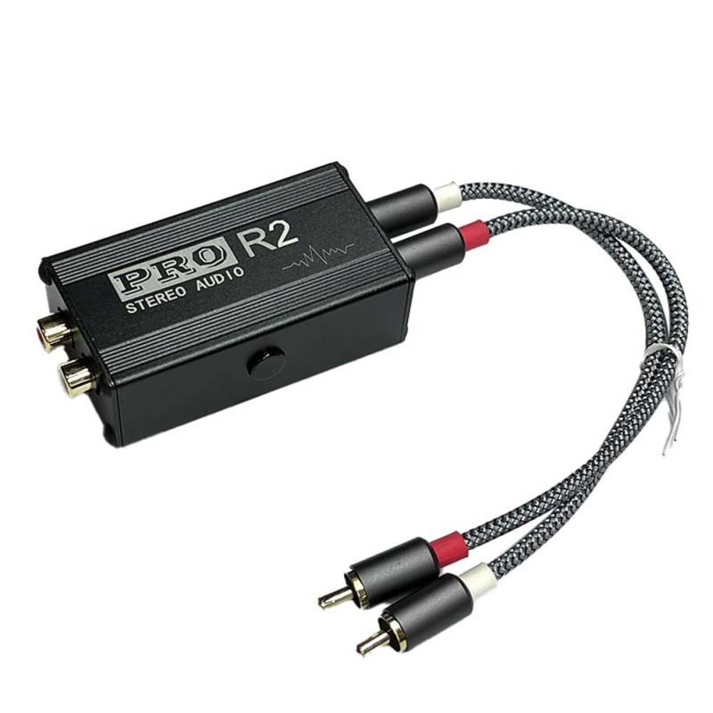PEKKA Ground Loop Audio Isolator RCA Noise Suppressor Isolator Audiosignal-Rauschunterdrücker für PC von PEKKA