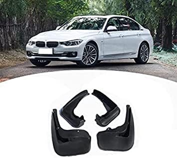 4 Stücke Auto Schmutzfänger für BMW 3 Series E90 E91 E92 F30 F31 2012-2018, Vordere Hintere Kotflügel Spritzschutz Auto Fender Vollschutz ZubehöR von PEKMAR