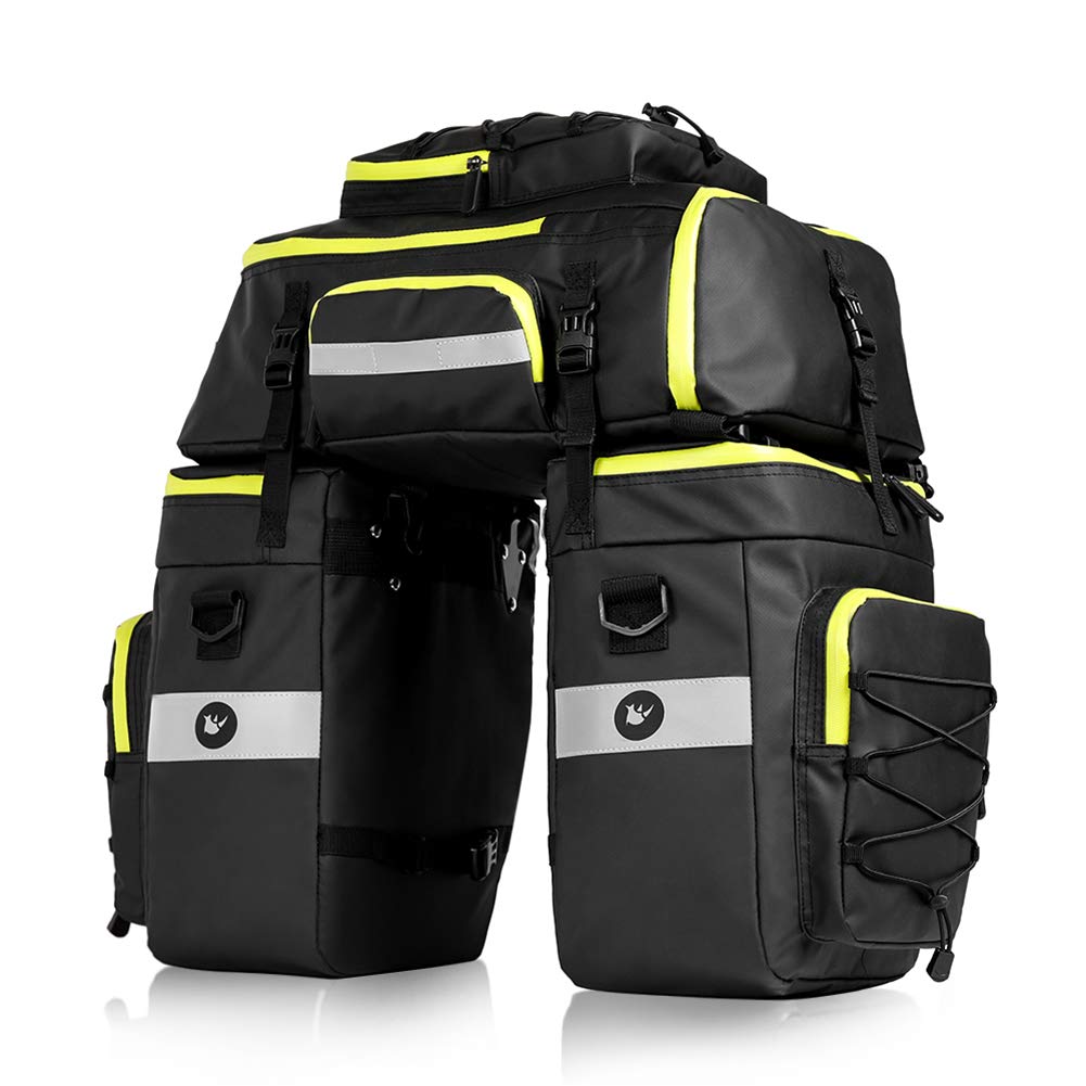 PELLOR Fahrradtasche Multifunction Radfahren Gepäckträger Tasche Reißfest Groß Gepäcktaschen mit Regen-Abdeckung PELLOR Fahrradtasche Multifunction Radfahren Gepäckträger Tasche Reißfest Groß Gepäcktaschen mit Regen-Abdeckung von PELLOR