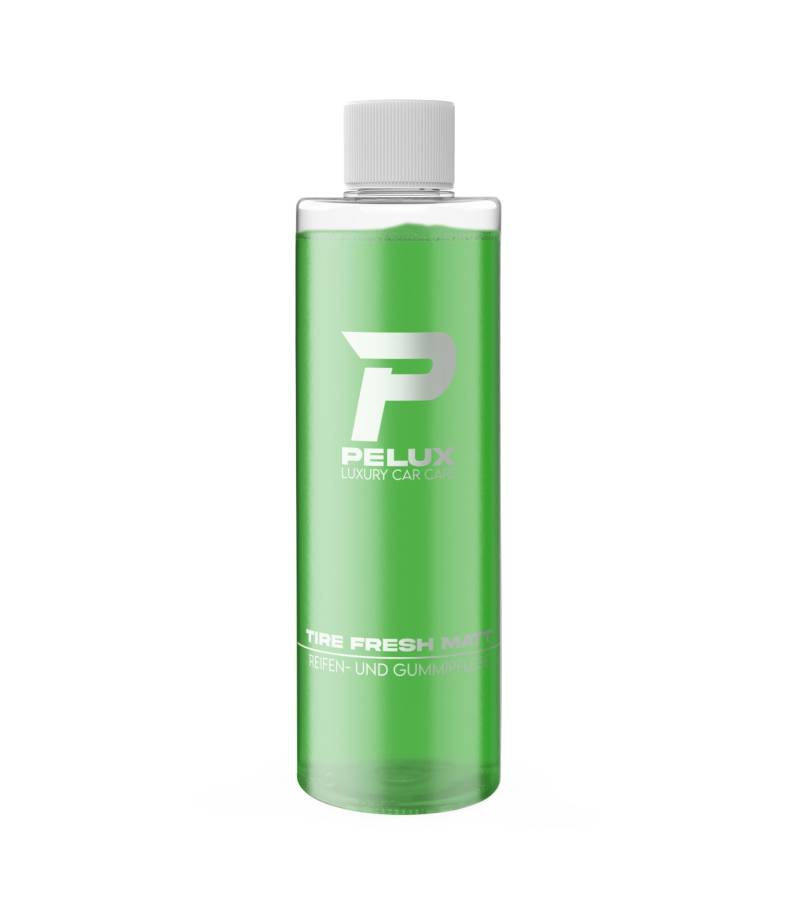 PELUX Reifenpflege / Gummipflege - Tire Fresh Matt Autopflege seidenmatte Optik, Außen-, Motor-, Türfalzen- und Radkastenbereich (400 ml) von PELUX