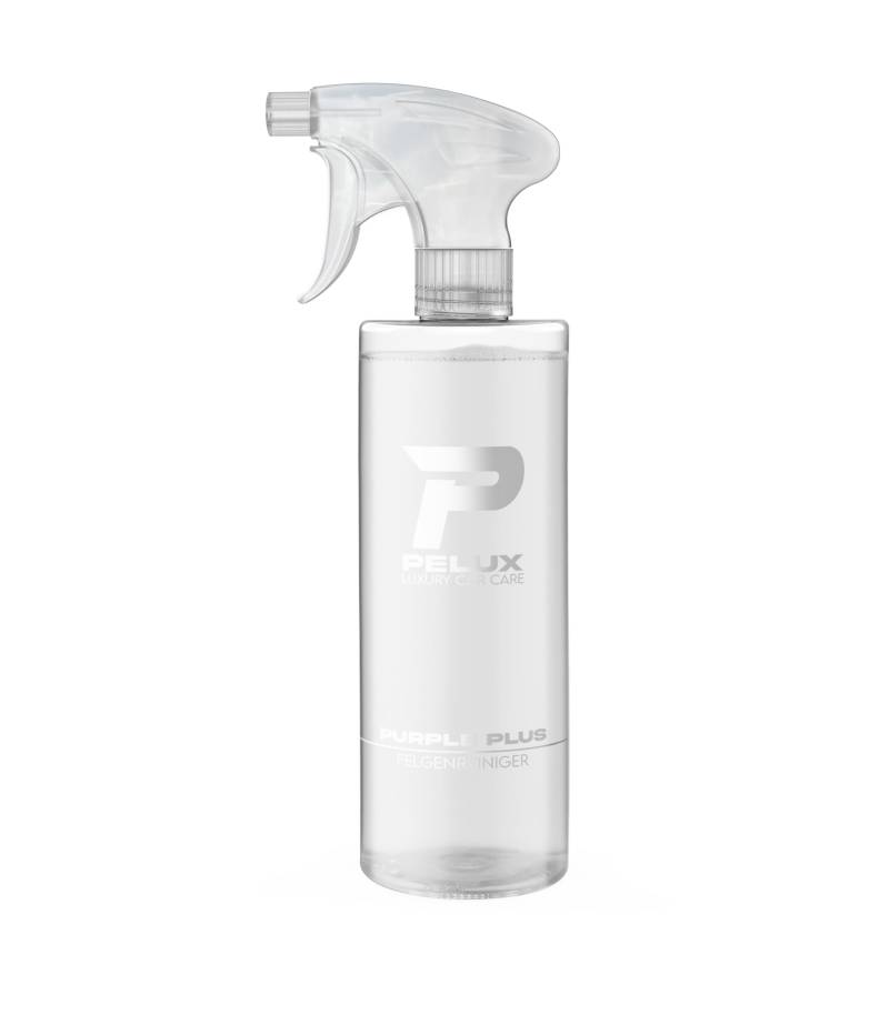 PELUX Felgenreiniger - Purple Plus säurefrei ph-neutral Auto Wäsche Farbindikator lila (500 ml mit Sprühkopf) von PELUX