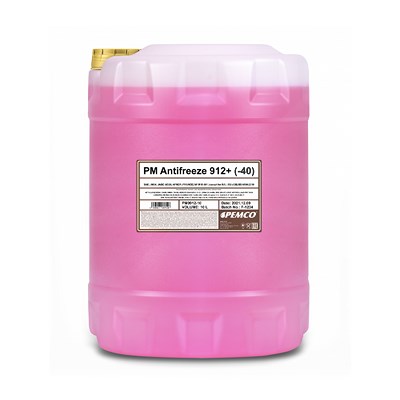 Pemco 10 L Antifreeze 912+ (-40) Kühlerfrostschutz [Hersteller-Nr. PM0912-10] von PEMCO