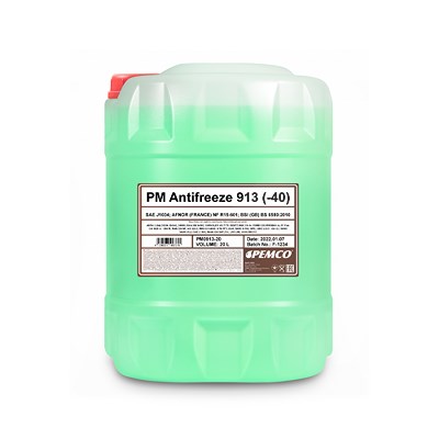 Pemco 20 L Antifreeze 913 (-40) Kühlerfrostschutz [Hersteller-Nr. PM0913-20] von PEMCO