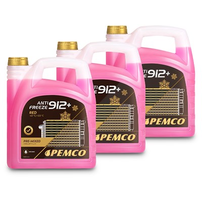 3x 5 L Antifreeze 912+ (-40) Kühlerfrostschutz Kühlerschutz PM0912-5 von PEMCO