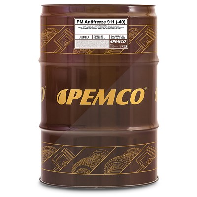 Pemco 60 L Antifreeze 911 (-40) Kühlerfrostschutzkonzentrat [Hersteller-Nr. PM0911C-60] von PEMCO