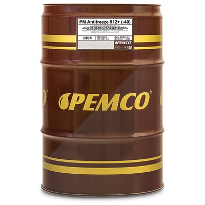 Pemco 60 L Antifreeze 912+ Kühlerfrostschutzkonzentrat [Hersteller-Nr. PM0912C-60] von PEMCO