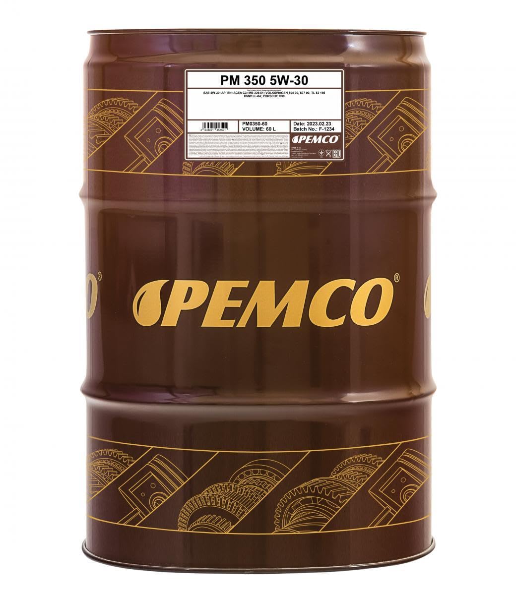 60 Liter, Pemco iDrive 350 / 5W-30 Longlife-III Norm 504.00 507.00 C3 DPF von PEMCO