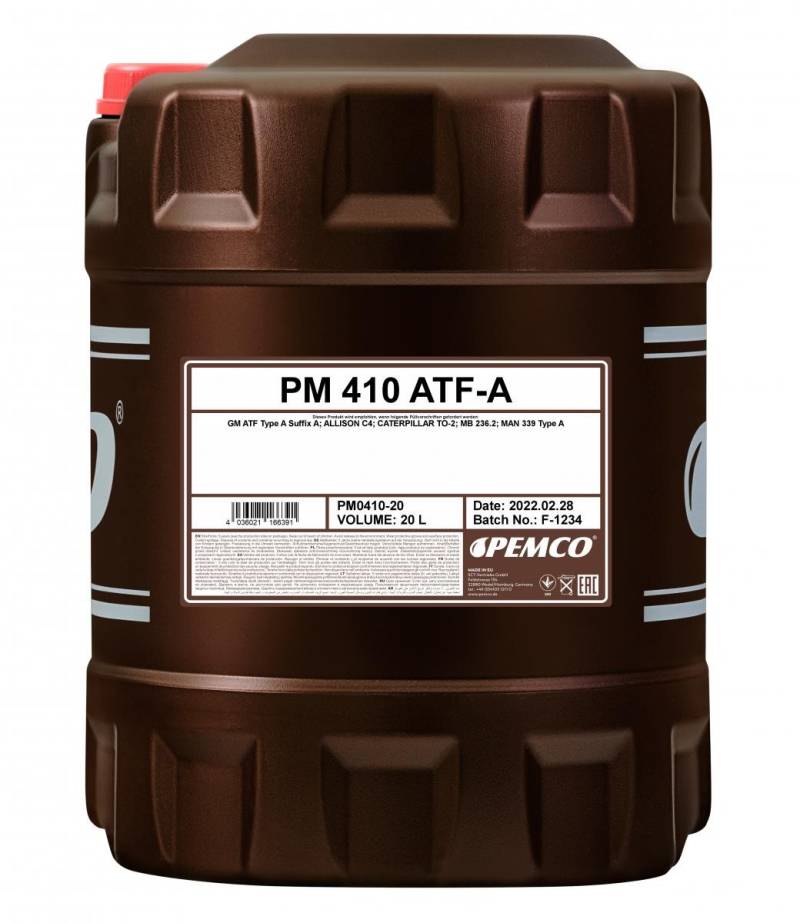 PEMCO Automatikgetriebeöl MERCEDES-BENZ,VOLVO,CHRYSLER PM0410-20 von PEMCO