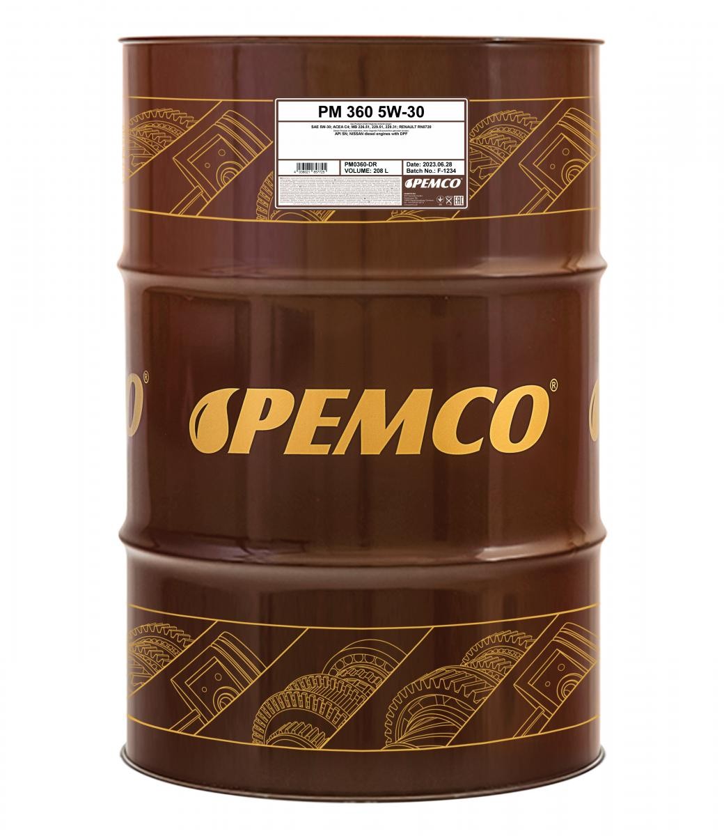 PEMCO Motoröl MERCEDES-BENZ,RENAULT,NISSAN PM0360-DR Motorenöl,Öl,Öl für Motor PEMCO Motoröl MERCEDES-BENZ,RENAULT,NISSAN PM0360-DR Motorenöl,Öl,Öl für Motor von PEMCO