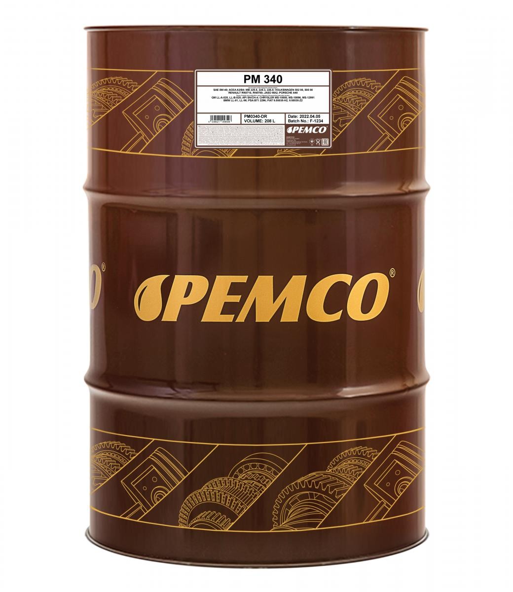 PEMCO Motoröl VW,MERCEDES-BENZ,AUDI PM0340-DR Motorenöl,Öl,Öl für Motor PEMCO Motoröl VW,MERCEDES-BENZ,AUDI PM0340-DR Motorenöl,Öl,Öl für Motor von PEMCO