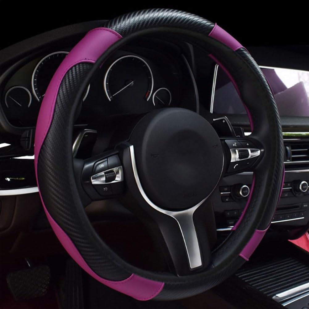 PU Leder Lenkradbezug für BMW 2 Series 2er Serie 2 F22 Coupé 2014 2015-2020, Lenkradabdeckung Atmungsaktiv Anti-Rutsch Lenkrad Abdeckung Lenkradhülle Autostyling Zubehör,H/Purple PU Leder Lenkradbezug für BMW 2 Series 2er Serie 2 F22 Coupé 2014 2015-2020, Lenkradabdeckung Atmungsaktiv Anti-Rutsch Lenkrad Abdeckung Lenkradhülle Autostyling Zubehör,H/Purple von PENGFNB