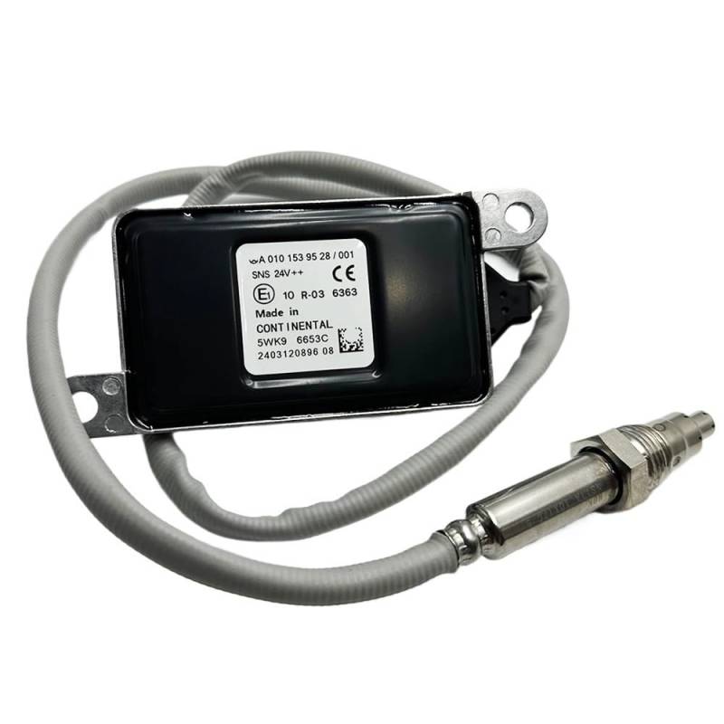 PENGNAQP Kfz-NOx-Sensor Kompatibel mit Benz für Actros MP4 EURO6 Truck A0091530028 5WK96653B A0101539528 5WK96653C NOX-Sensor 24 V von PENGNAQP