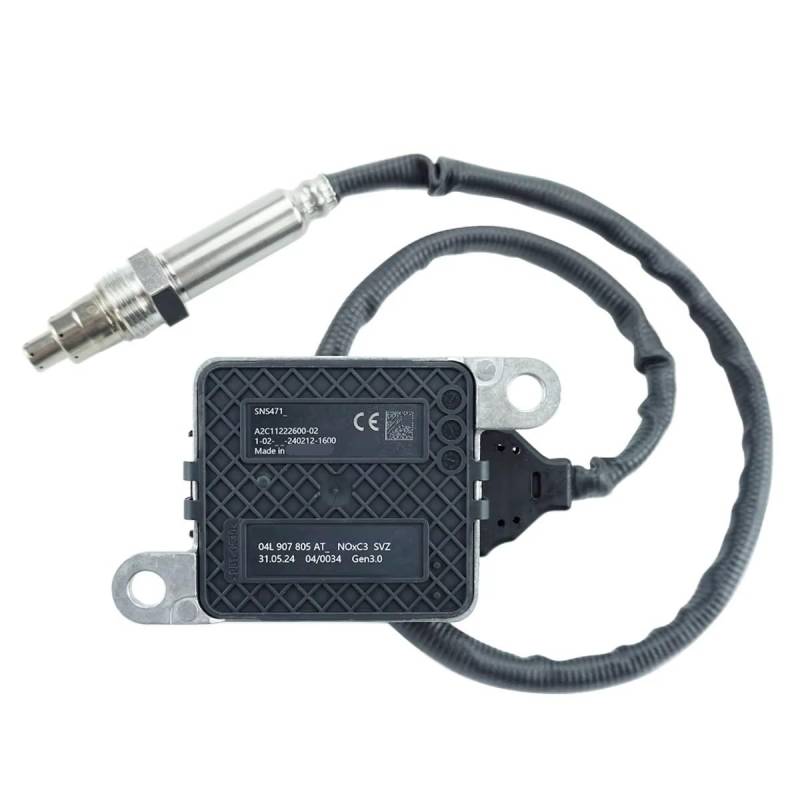 PENGNAQP Kfz-NOx-Sensor Kompatibel mit Caddy 1.6 2.0 TDI 04L907805AT Nox-Sensor Stickoxid-Sensor von PENGNAQP