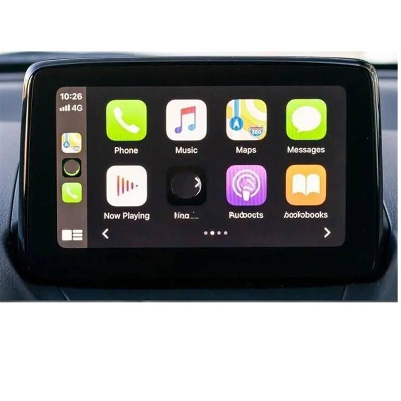 PENGNAQP Kompatibel Mit Mazda 2 2020 Auto GPS Navigation Infotainment Multimedia Radio Display Displayschutzfolie Aus Gehärtetem Glas von PENGNAQP