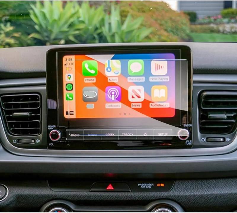PENGNAQP Kompatibel mit Kia für Rio 2021 2022 2023 8 Zoll Auto GPS Navigation gehärtetem Glas Bildschirm Filmschutz von PENGNAQP