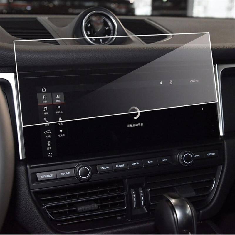 PENGNAQP Kompatibel mit Macan 95B 2019 2020 2021 2022 2023 GPS-Navigation Displayschutzfolie Schutzfolie aus gehärtetem Glas von PENGNAQP
