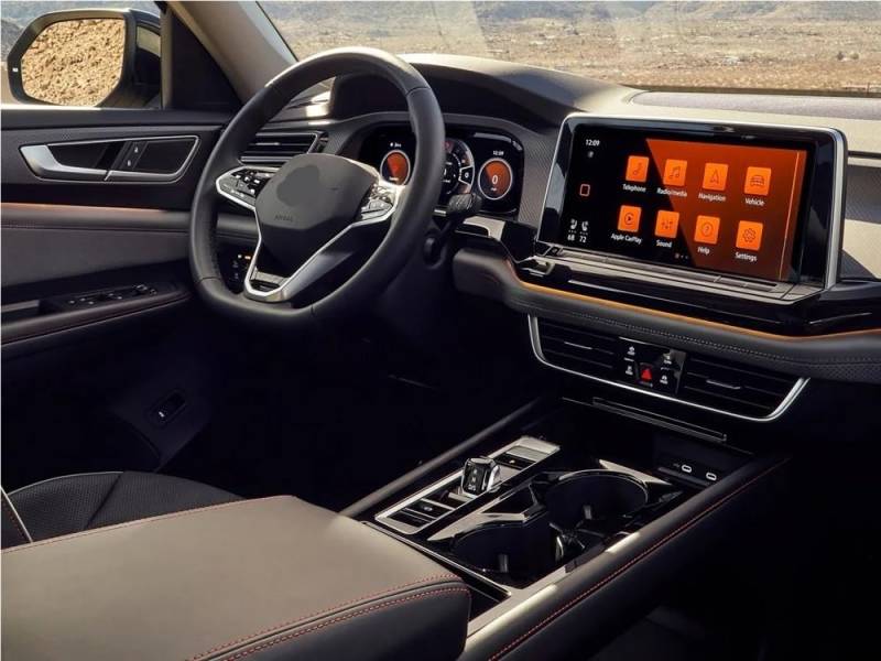 PENGNAQP Kompatibel mit VW für Atlas 2024 12 Zoll Auto LCD GPS Navigation gehärtetem Glas Bildschirm Filmschutz von PENGNAQP