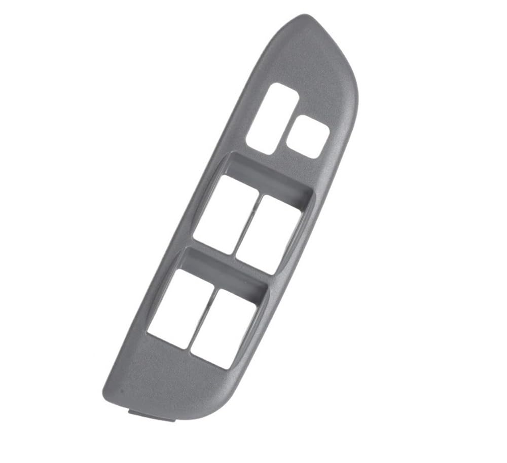 PENGNAQP Vordere Linke Tür Fensterheber Panel Armlehne Obere Taste Lock Schalter Trim Abdeckung Kompatibel Mit Toyota Für RAV4 2001-2005 Autofensterschalter(Gray) von PENGNAQP