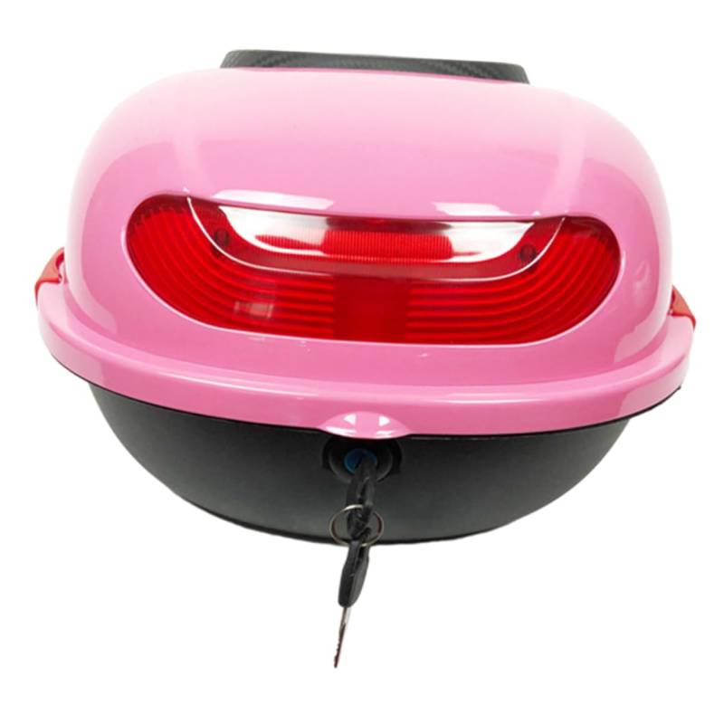 PENIKOKO 1 Satz Motorrad Kofferraum Aluminium Träger Rückenlehne Rückseite Spitze Für Montieren Stamm Gepäck Motorradkoffer Motorrad Topcase Roller Kofferraum Pp Rosa von PENIKOKO