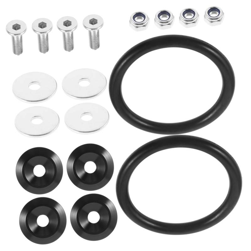 PENIKOKO 1Satz Auto Stoßstangenhalter Clip Schnellverschluss Gummischraubensatz für Front und Heckstoßstangen Einstellbare Montage Einfache Installation Langlebig und Robust von PENIKOKO