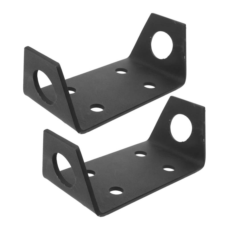 PENIKOKO 2 Stück Anhängerhakendichtung LKW Montage Platte montieren für Windenhalterung Anhängerkupplung Metall Black von PENIKOKO