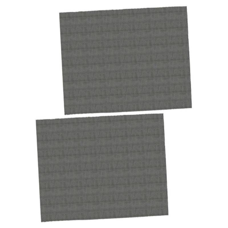 PENIKOKO 2 Stück Auto Anti-rutsch-Matte Autogepäck-dachträger Angelschnur-schutzflüssigkeit Netzstoff Dachschutz Für Auto Anti-rutschmatte Dachträger Mit Saugnapf Schleifmatte PVC Black von PENIKOKO