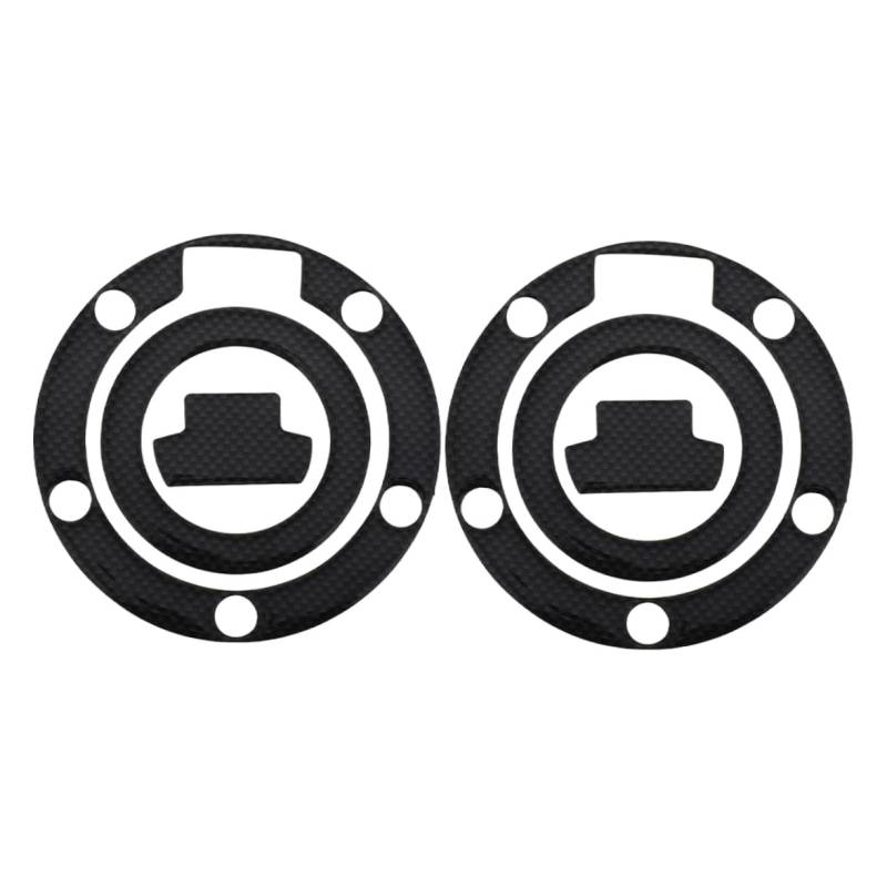 PENIKOKO 2 Stück Motorrad Tankaufkleber Motorrad Tankaufkleber Motorrad Tankschutz Motorrad Tankschutz Motorrad Pads Öltank Pad Schutzabdeckung Kunststoff Schwarz von PENIKOKO