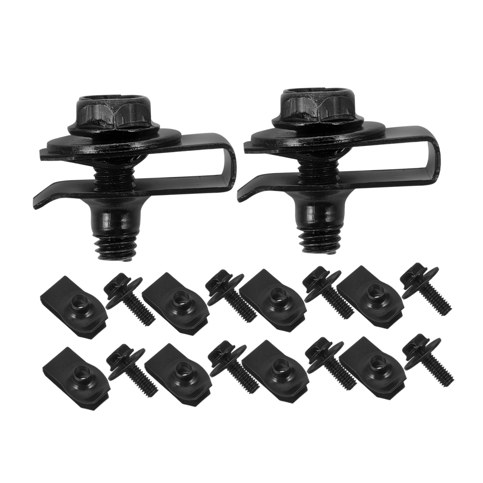 PENIKOKO 20 Stück Körperbefestigungsset Stoßstangenbefestigung u Teil Clips Hardware-Muttern Autoverschluss u Clips Type Befestigungsclips Karosserieklemmen-Clip Kfz-Clips Metall Schwarz PENIKOKO 20 Stück Körperbefestigungsset Stoßstangenbefestigung u Teil Clips Hardware-Muttern Autoverschluss u Clips Type Befestigungsclips Karosserieklemmen-Clip Kfz-Clips Metall Schwarz von PENIKOKO