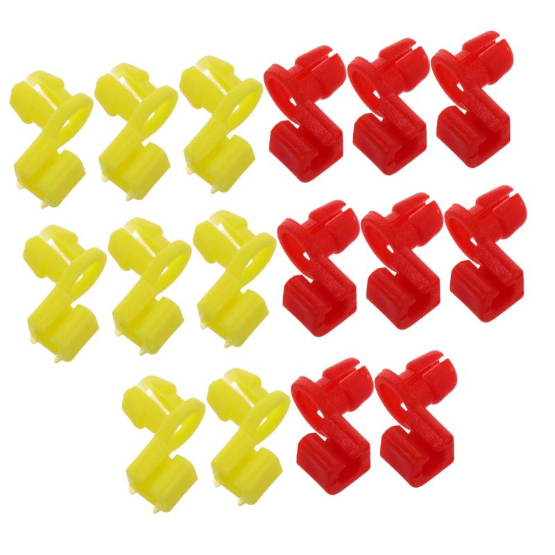 PENIKOKO 20 Stück Türschloss Clips Stangenclip für Heckklappengriff Auto Änderung Griffe Tor sperren Riegel Stangenklemmen Clip für die Heckklappenstange Griffclip Heckklappenteile Plastik von PENIKOKO