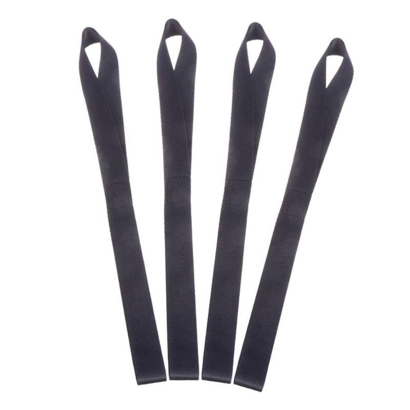 PENIKOKO 4 Stück Hakengürtel binden Motorrad Schleifen Bindungsgurte für Fahrräder Spanngurte für Roller Spanngurt für Fahrräder Scooter Spanngurte Nylon Black von PENIKOKO