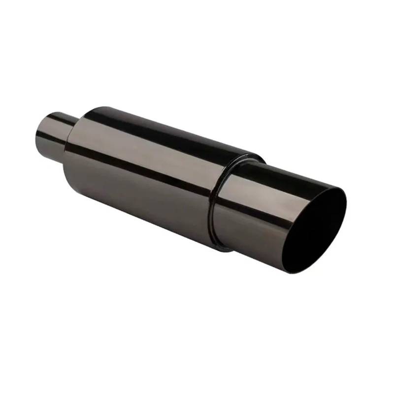 Auspuffendrohr 55 Mm Modifizierte Auspufftrommel Hinterer Abschnitt Modifiziertes Auspuffrohr Endrohr Gerader Trommelschalldämpfer Aus Edelstahl Autozubehör Auspuff Endrohr(Black drumpipe1360) von PEPKWELYCB