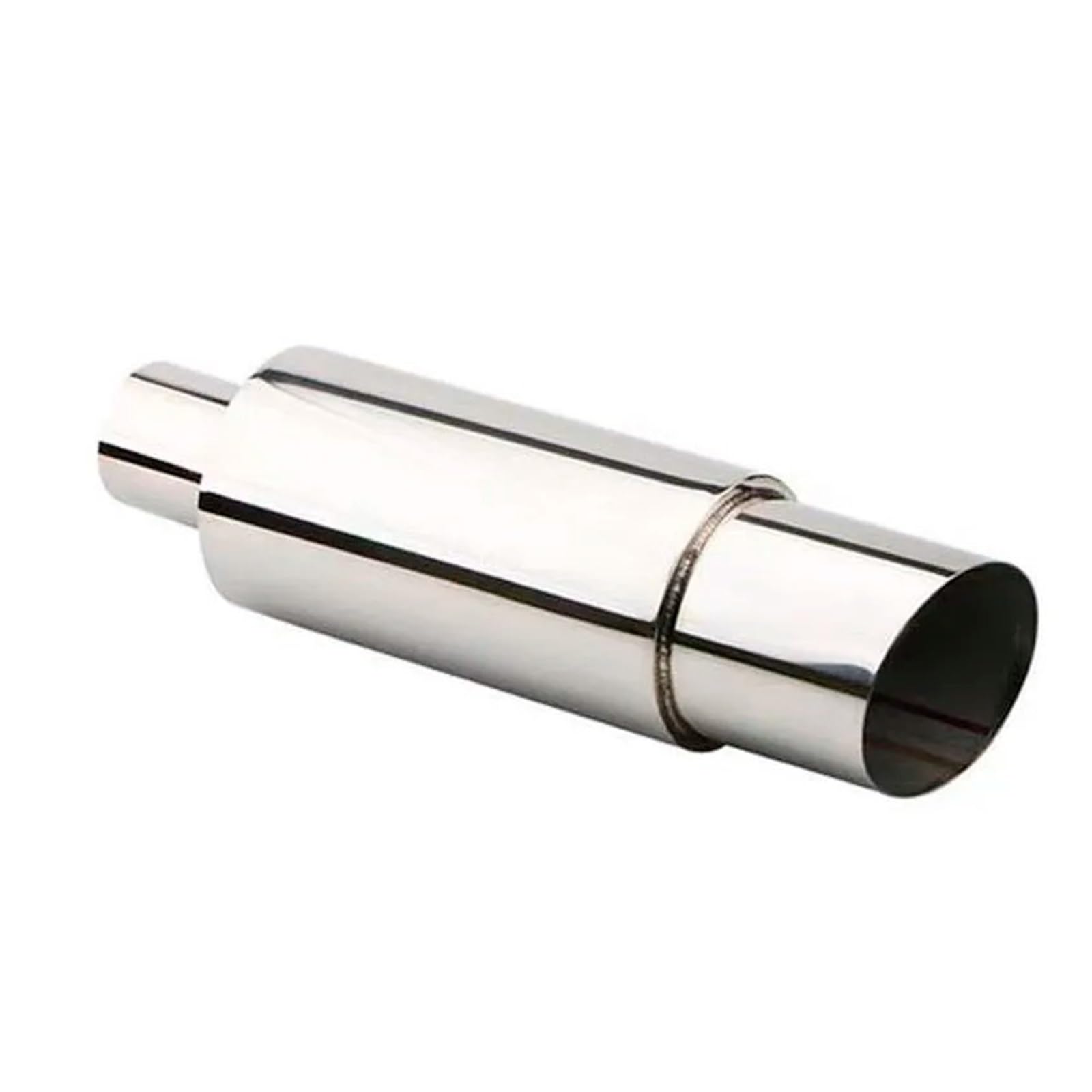 Auspuffendrohr 55 Mm Modifizierte Auspufftrommel Hinterer Abschnitt Modifiziertes Auspuffrohr Endrohr Gerader Trommelschalldämpfer Aus Edelstahl Autozubehör Auspuff Endrohr(Silver drumpipe1360) von PEPKWELYCB