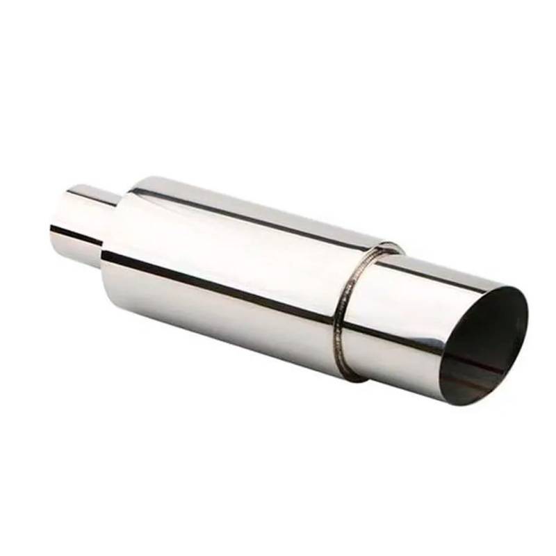 Auspuffendrohr 55 Mm Modifizierte Auspufftrommel Hinterer Abschnitt Modifiziertes Auspuffrohr Endrohr Gerader Trommelschalldämpfer Aus Edelstahl Autozubehör Auspuff Endrohr(Silver drumpipe1360) von PEPKWELYCB