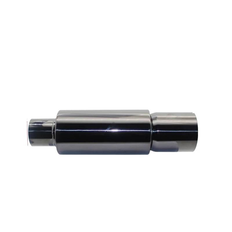 Auspuffendrohr Auto-Auspuffrohr Schalldämpfer Endrohr Universal Edelstahl Schnittstelle 51 57 63MM Auspuffanlage Ende 76mm Auspuff Endrohr(007 Titanium 63mm) von PEPKWELYCB