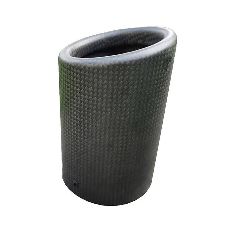 Auspuffendrohr Auto Universal Auspuffrohr Aus Kohlefaser Auspufftopf Rohrspitze Aus Kohlefaser Gehäuse Auspuffspitze Gehäuse 73 Mm 86 Mm Einlass Auspuff Endrohr(83mm Inlet 89mm Out c) von PEPKWELYCB