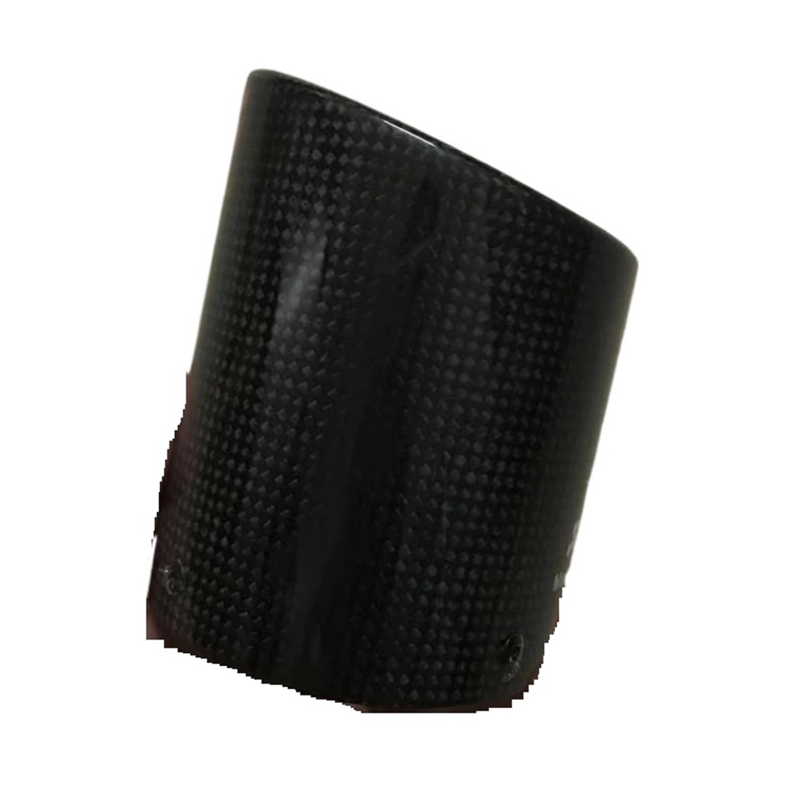 Auspuffendrohr Auto Universal Auspuffrohr Aus Kohlefaser Auspufftopf Rohrspitze Aus Kohlefaser Gehäuse Auspuffspitze Gehäuse 73 Mm 86 Mm Einlass Auspuff Endrohr(94mm Inlet 101mm Out b) von PEPKWELYCB