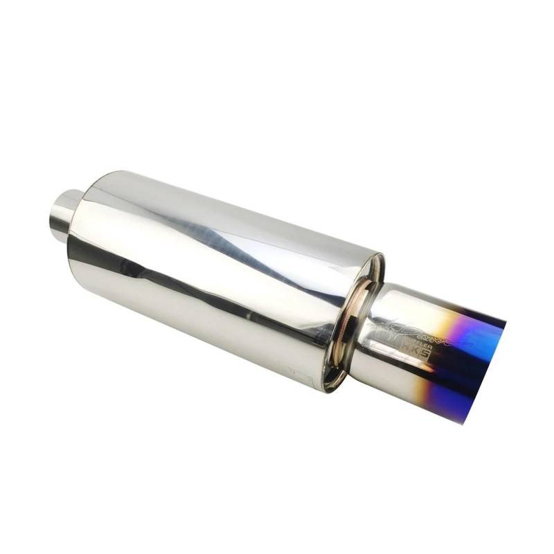 Auspuffendrohr Autozubehör Styling Auspuffanlagen Schalldämpfer Endrohr Universal Edelstahl 304 Schnittstelle 76mm Export 115mm Auspuff Endrohr(Blue 63mm) von PEPKWELYCB