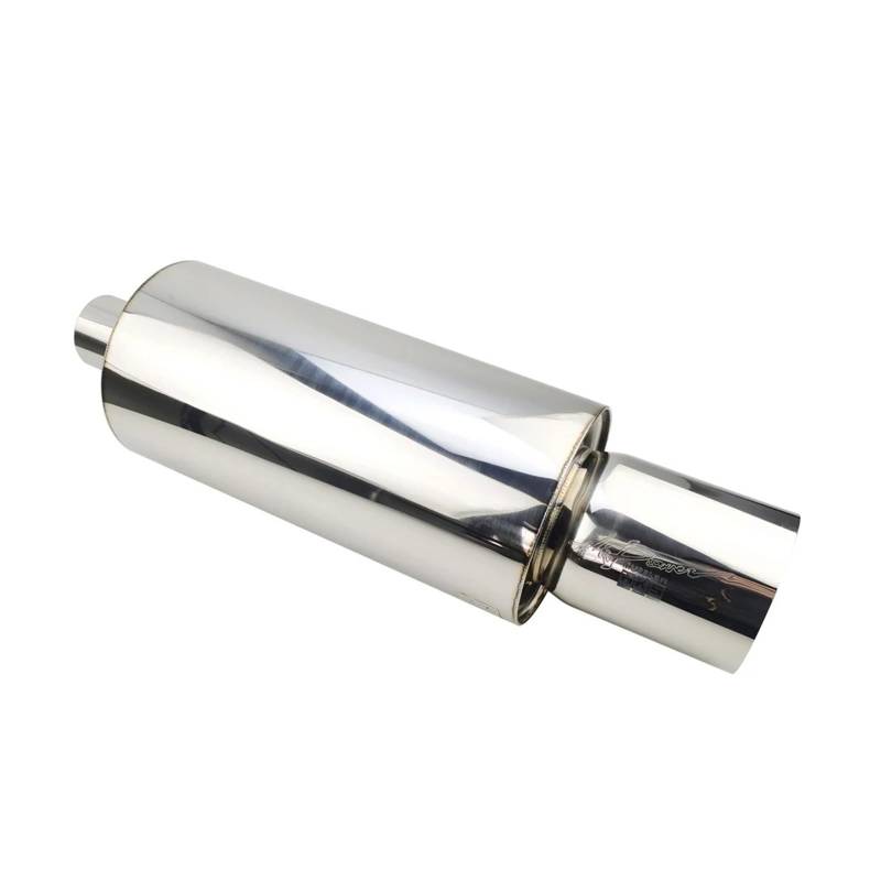 Auspuffendrohr Autozubehör Styling Auspuffanlagen Schalldämpfer Endrohr Universal Edelstahl 304 Schnittstelle 76mm Export 115mm Auspuff Endrohr(Silver 76mm) von PEPKWELYCB