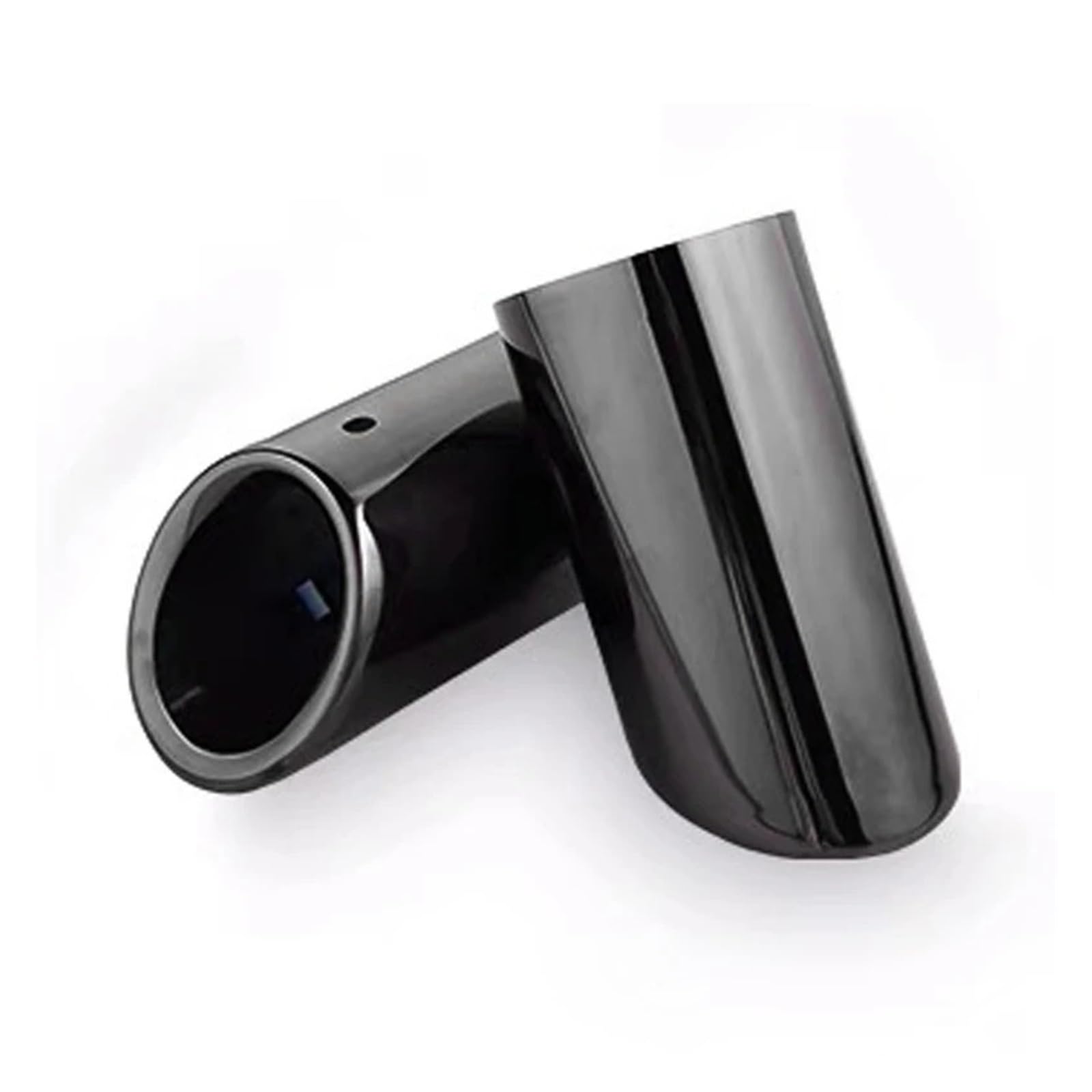 Auspuffendrohr Für A4 B8 Avant Für A5 Sportback 8T 89mm Edelstahl Auto Auspuff Schalldämpfer Rohr Spitze Abdeckung Endrohr Auto Zubehör Auspuff Endrohr(89mm Black) von PEPKWELYCB