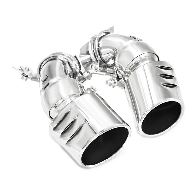 Auspuffendrohr Für Benz W211 E300 E280 E260 2002-2007 1 Paar Auspuffblende 304 Edelstahl Auto-Auspuffrohr Einzelne Schalldämpferspitzen Auspuff Endrohr von PEPKWELYCB