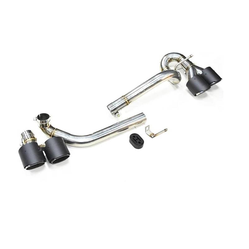 Auspuffendrohr Für E60 523i 520i 2006-2011 Bis Zu Für M5 Dual Auspuffblende Optik Quad Edelstahl Auto Auspuffblende Schalldämpfer Spitze Endrohr Düse Auspuff Endrohr(Carbon Fiber) von PEPKWELYCB