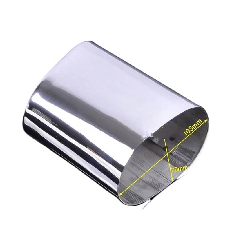 Auspuffendrohr Für E90 E91 E92 E93 318i 320i 318d 2005-2011 1 Stücke Edelstahl Auto Auspuff TIPP Rohre Abdeckung Zubehör Auspuff Endrohr von PEPKWELYCB