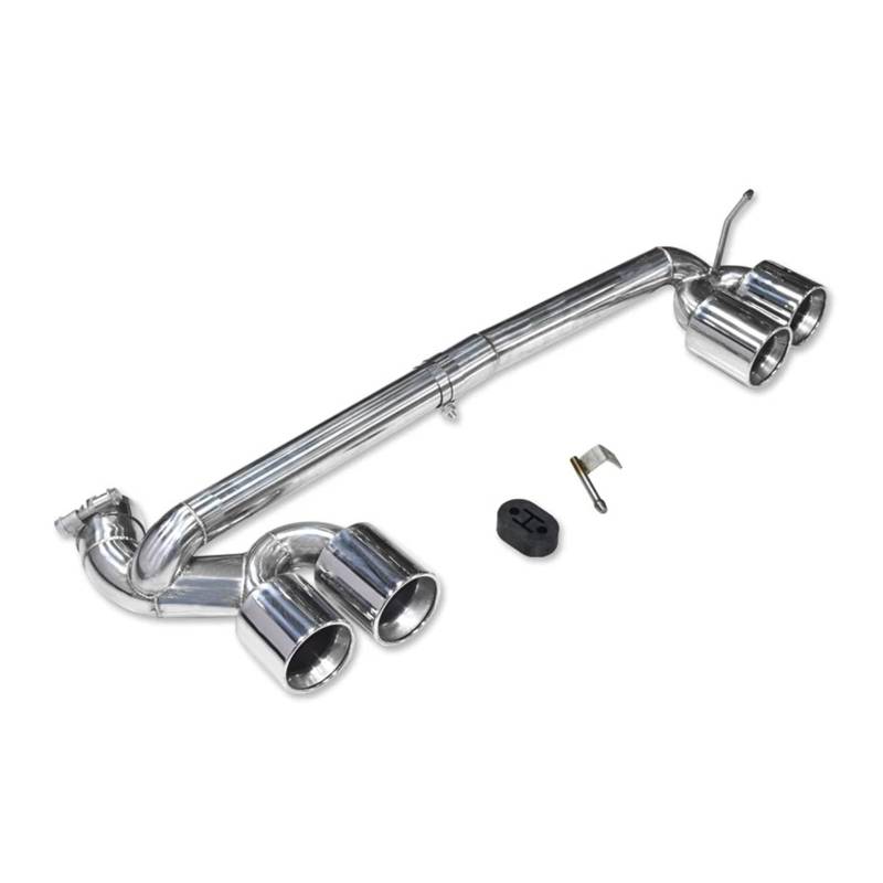 Auspuffendrohr Für F30 F31 320i F32 F33 420i 430i 2013-2016 Dual Schalldämpfer Tip Up Quad Auspuff Spitze Auspuffrohr Endrohr Düse Auspuff Endrohr(320i Silver) von PEPKWELYCB